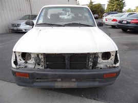 1996 TOYOTA TACOMA STANDARD CAB WHITE 2.4 AT 2WD Z19845